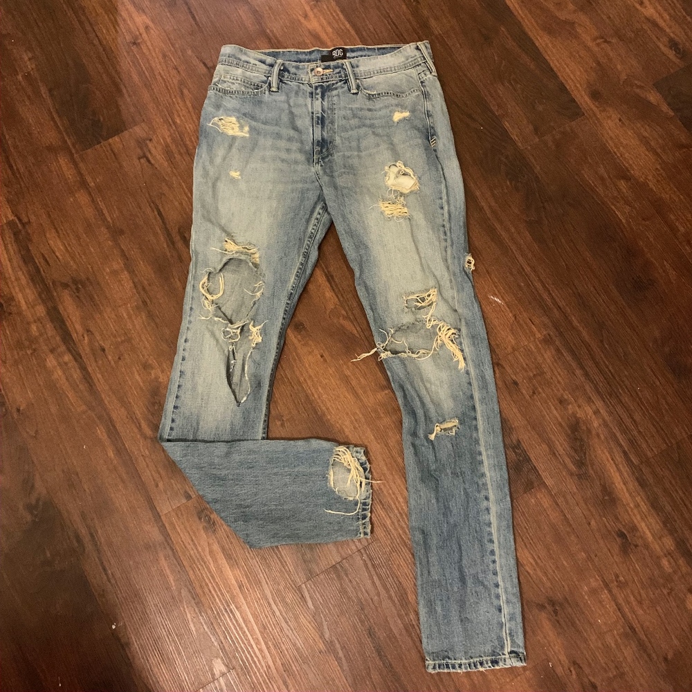 Urban Outfitters Distressed Slim Denim